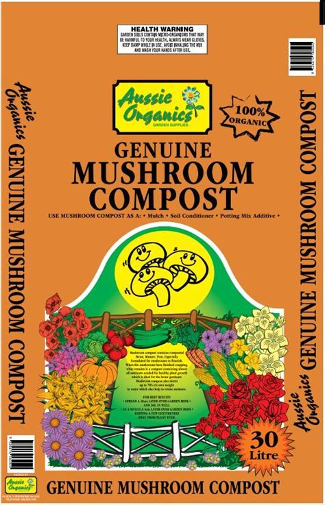 Mushroom Compost - 30L | Bags | Mulches and More