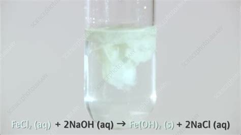 Iron II hydroxide precipitate - Stock Video Clip - K005/6794 - Science ...