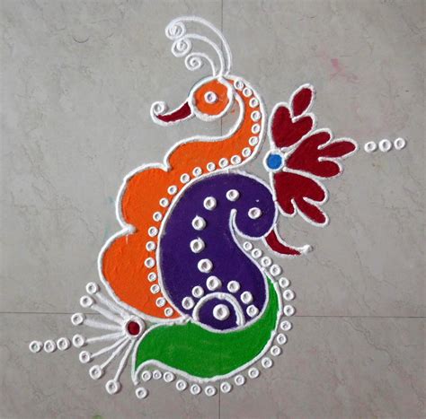 Easy and Simple Rangoli Designs for Diwali | MyWebHunger