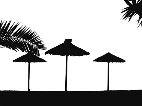 Free Beach Silhouettes Cliparts, Download Free Beach Silhouettes ...