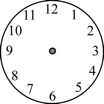 Clock Face without Hands Clip Art - Clock Face without Hands Image