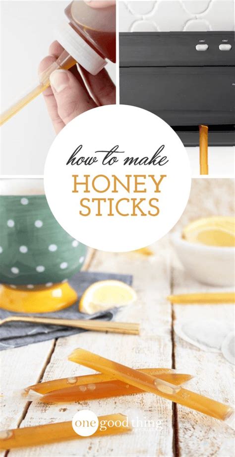 how to make honey sticks from scratchsticks and lemon wedges with text ...