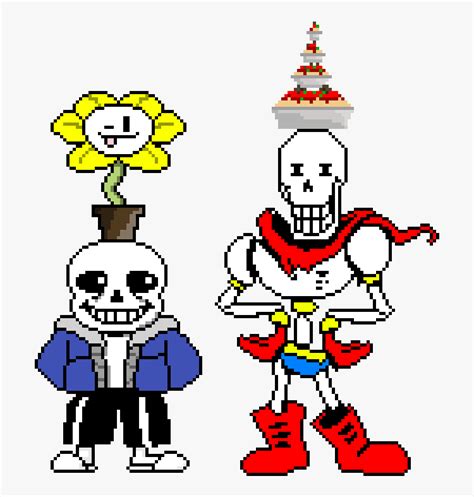 Undertale Papyrus Colored Sprite , Free Transparent Clipart - ClipartKey