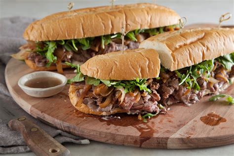 Warm Roast Beef Sandwiches with Balsamic Onions | Recipe | Roast beef ...