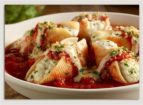 Giant Stuffed Pastas at Olive Garden Restaurants