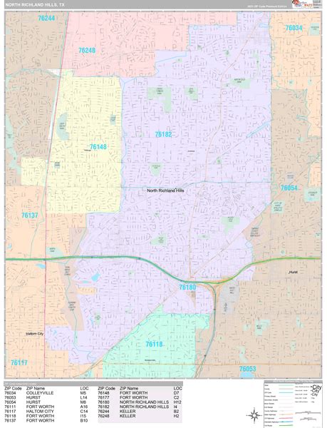 North Richland Hills Zip Code Map | Zip Code Map