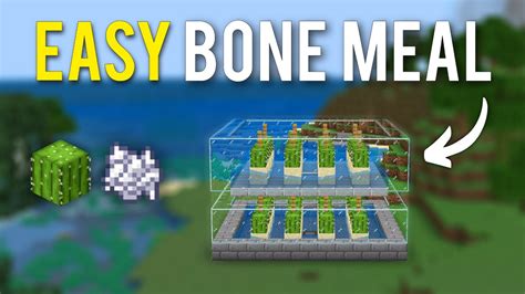 NEW BEST BONE MEAL FARM 1.19 Minecraft (Bedrock/PE/Java Edition) - YouTube