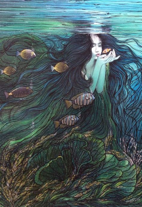 hajandrade | Mermaid art, Art, Pictures