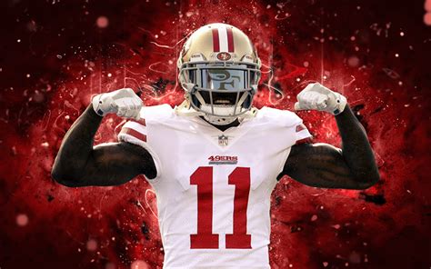 Download wallpapers 4k, Marquise Goodwin, abstract art, wide receiver ...