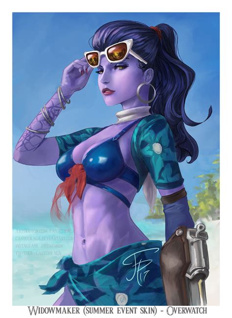 ArtStation - Widowmaker (Summer event skin) - Overwatch, Justin Paul ...