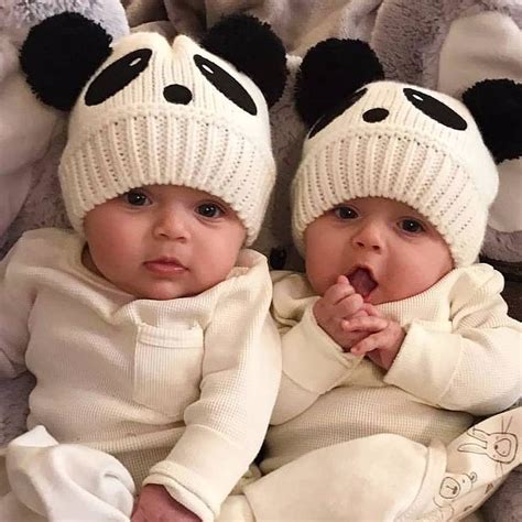 My little panda bears 🖤 | Cute baby twins, Twin baby photos, Cute baby ...