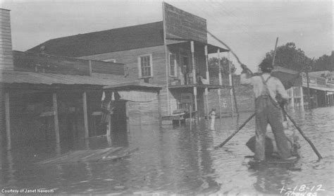 Depot Street, Tallulah, LA, 1912 flood | Hometown, Tallulah, Flood