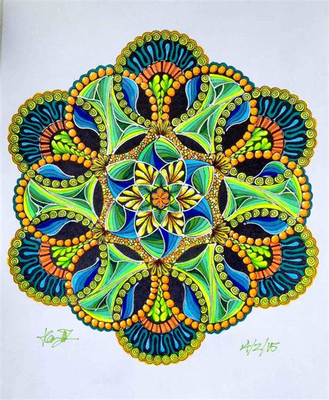 Colored Mandalas by Harmon Nelson 2015 | Mándalas | Pinterest ...