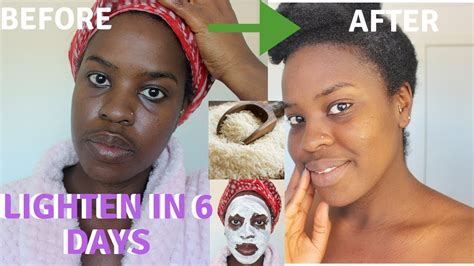 How I How i BRIGHTENED MY SKIN IN 6 DAYS| REALISTIC and Natural way to ...