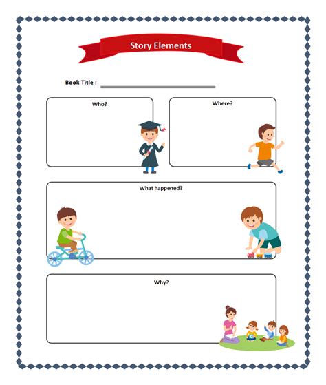 Free Editable Story Elements Graphic Organizer Examples | EdrawMax Online