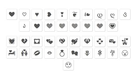 heart symbols | Cute text symbols, Love symbols, Cool symbols