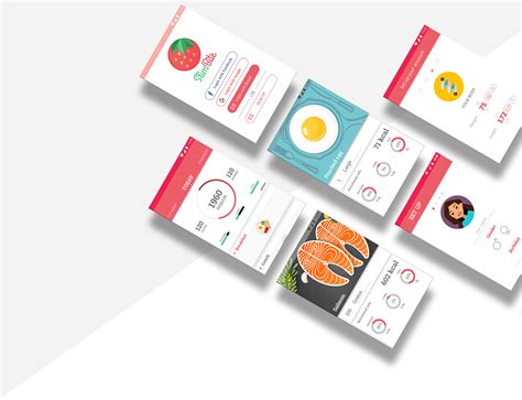 Slim Bite - mobile app case study on Behance