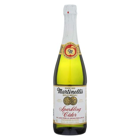 MARTINELLI'S GOLD MEDAL SPARKLING APPLE CIDER 75CL X6 - DrinksDirect.ng