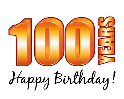 100th Birthday Banner Clip Art