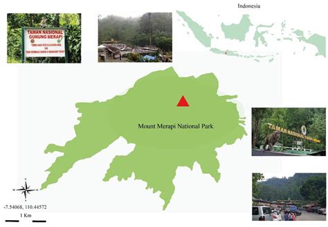 Map of Mount Merapi national park. | Download Scientific Diagram