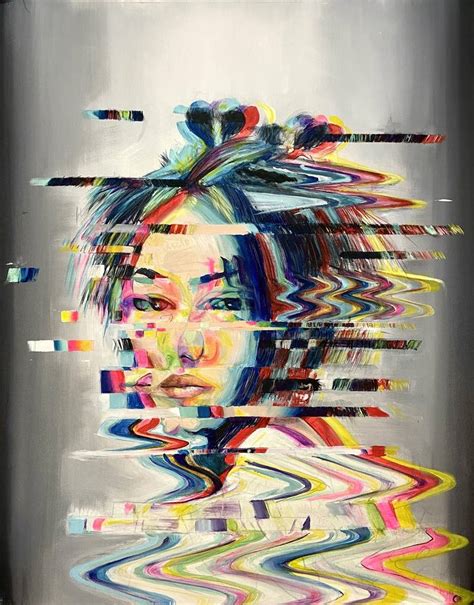 Asitatic Glitch Painting by Its Perfect Chaos | Saatchi Art