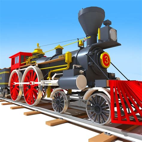 Locomotive Free 3D Model - .3ds .sldprt - Free3D