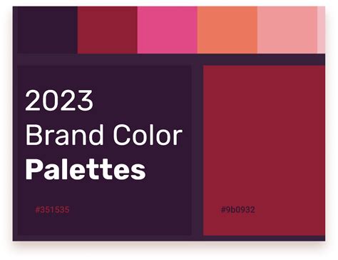 2023 Brand Color Palettes | Figma