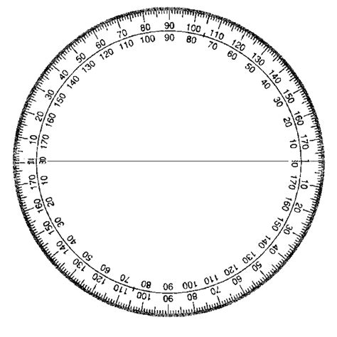 Free Printable Protractor 360, Download Free Clip Art, Free Clip Art on ...