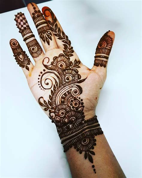 Arabic mehndi designs for Palm_ (5) - K4 Fashion