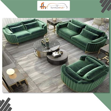 Green Sofa Set | Cabinets Matttroy