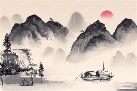 Chinese Landscape Background