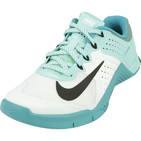 Nike Women's Metcon 2 White / Black Hyper Turquoise Ankle-High Training ...