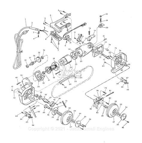 Milwaukee 6230 (Serial 678-1001) 4-3/4 Inch Deep Cut Band Saw Parts ...