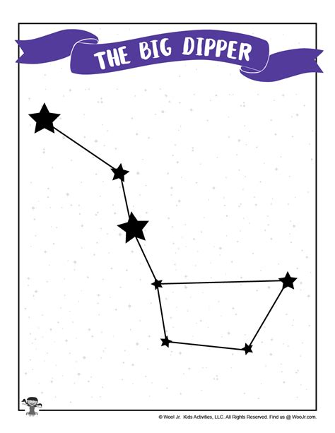 Printable Big Dipper Star Chart | Woo! Jr. Kids Activities : Children's ...