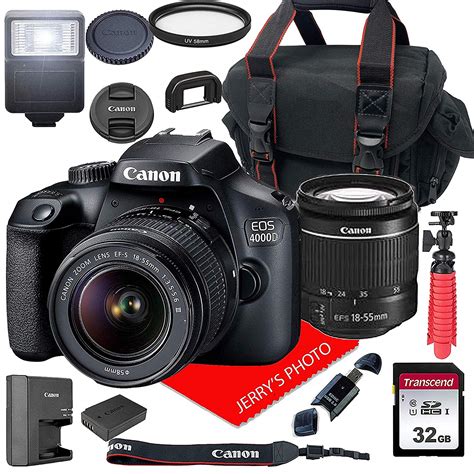 Canon EOS 4000D / Rebel T100 DSLR - Best 4K Electronics