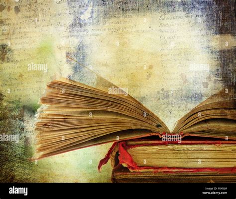 Vintage background with old books. Back to school concept Stock Photo ...