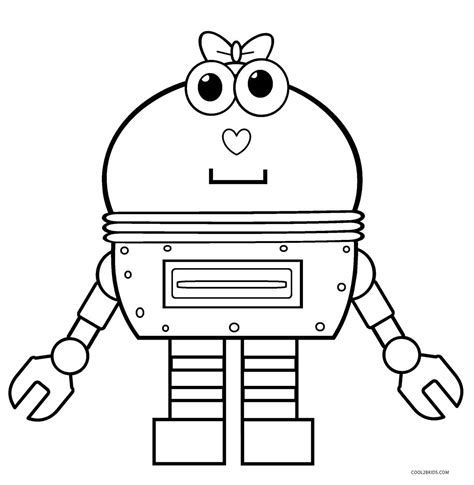 Free Printable Robot Coloring Pages For Kids | Cool2bKids