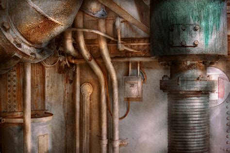 Steampunk - Plumbing - Industrial abstract Photograph by Mike Savad ...