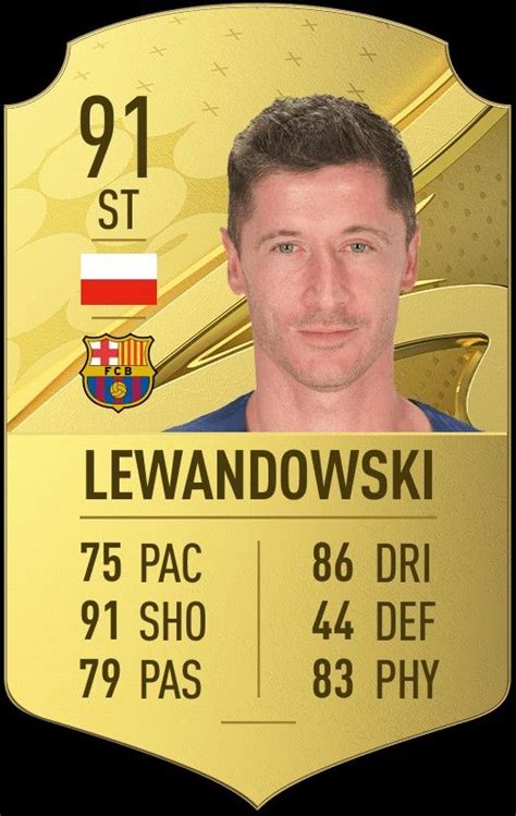 Lewandowski - FIFA 23 Player Ratings | Calcio