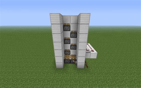 Piston Elevator Minecraft Map