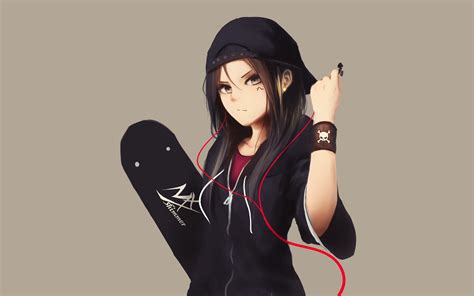 Anime Girl Hoodie Wallpapers - Top Free Anime Girl Hoodie Backgrounds ...