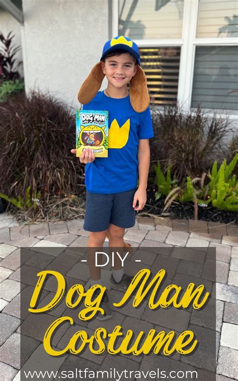 Easy Dog Man Costume DIY - Salt Family Travels