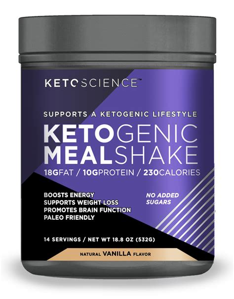 Keto Science Ketogenic Meal Shake - Vanilla - Windmill Vitamins