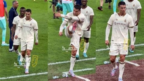 Furious Ronaldo storms off pitch, kicks water bottle amid 'Messi ...