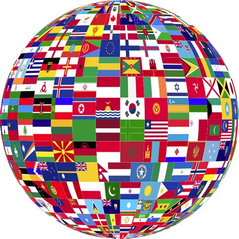 World Flags Globe 3 - Openclipart