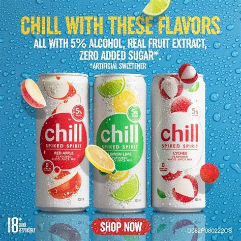 URC Chill Spiked Spirit with zero added sugar is made for chill and ...