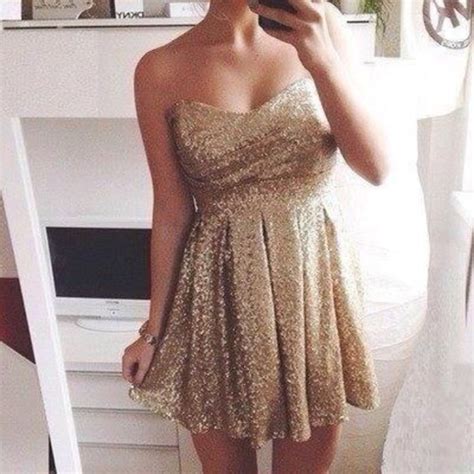 dress, gold, glitter, mini, sequins, girl, glitter dress, skater dress ...