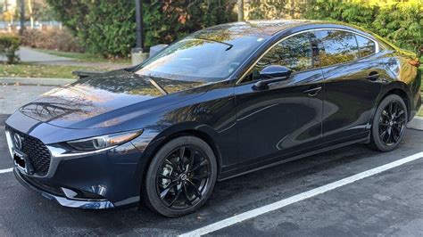 2019 Mazda 3 GT with Black Rims and Tinted Back Windows : mazda3