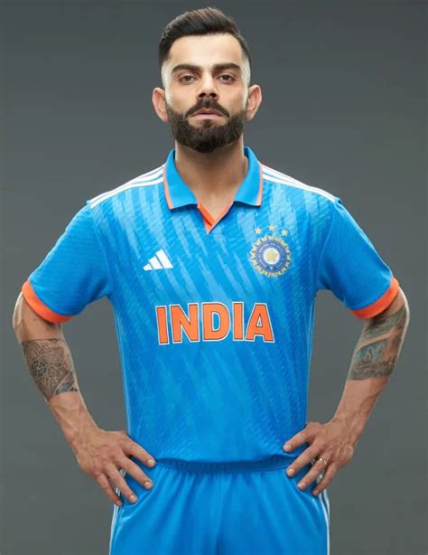 New India ODI World Cup Jersey 2023- Indian Cricket Adidas One Day ...