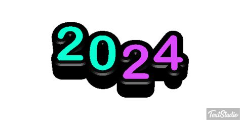 2024 Number Animated GIF Logo Designs